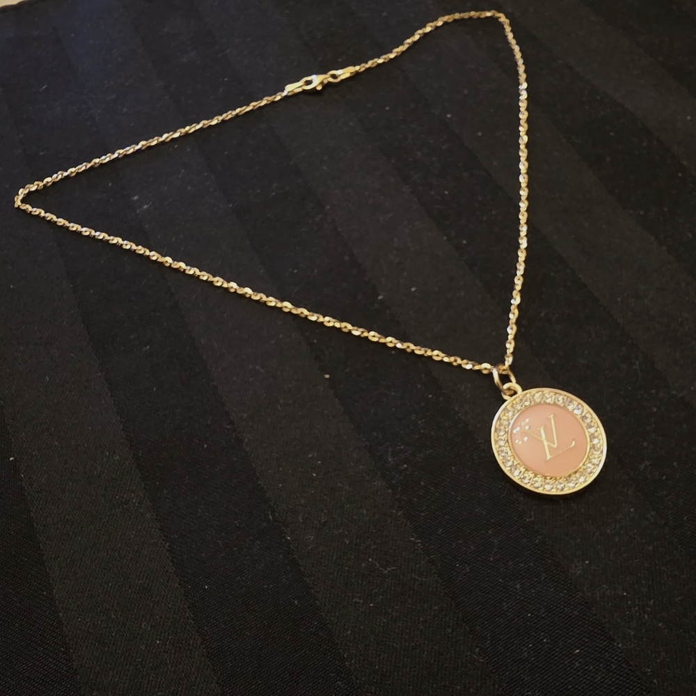One of a kind, upcycled Louis Vuitton pendant zipper pull Pendant Necklace - Picture 7 of 11